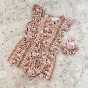 Floral Romper: 2T